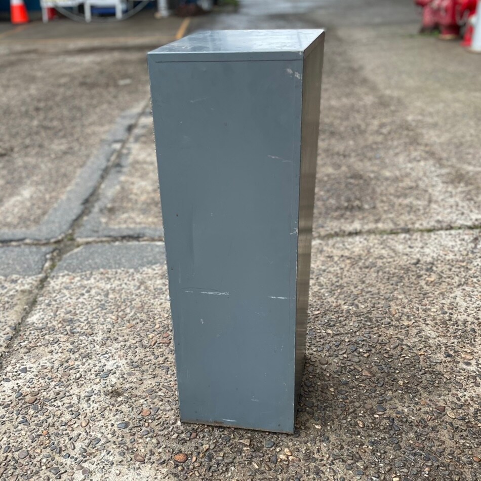 1960s-70s Vintage Metal Drawer Cabinet