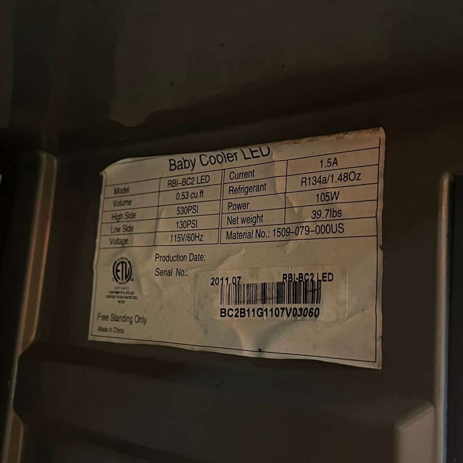 Red Bull Display Mini Fridge