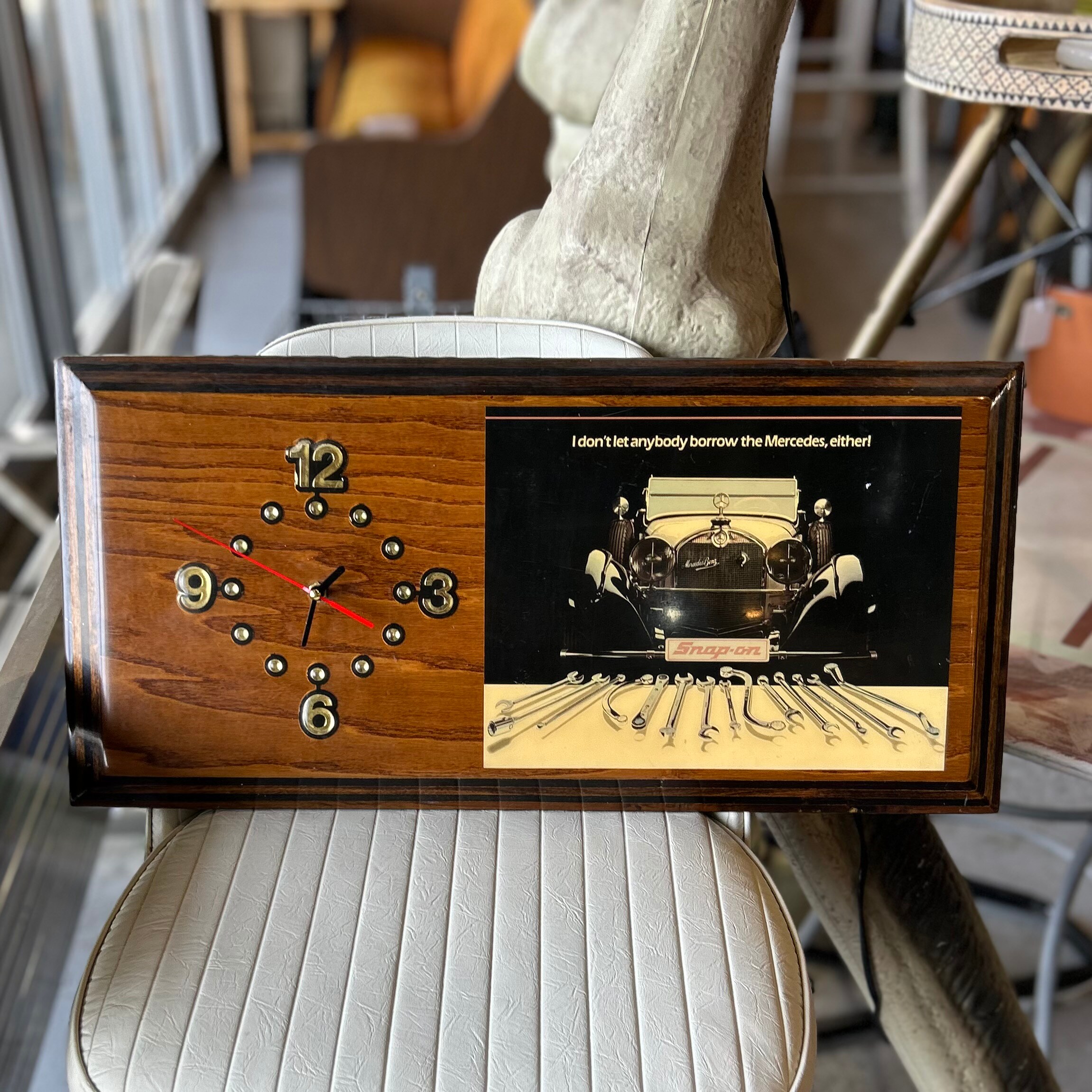 Garage Spirit” Snap-on Advertising Wall Clock