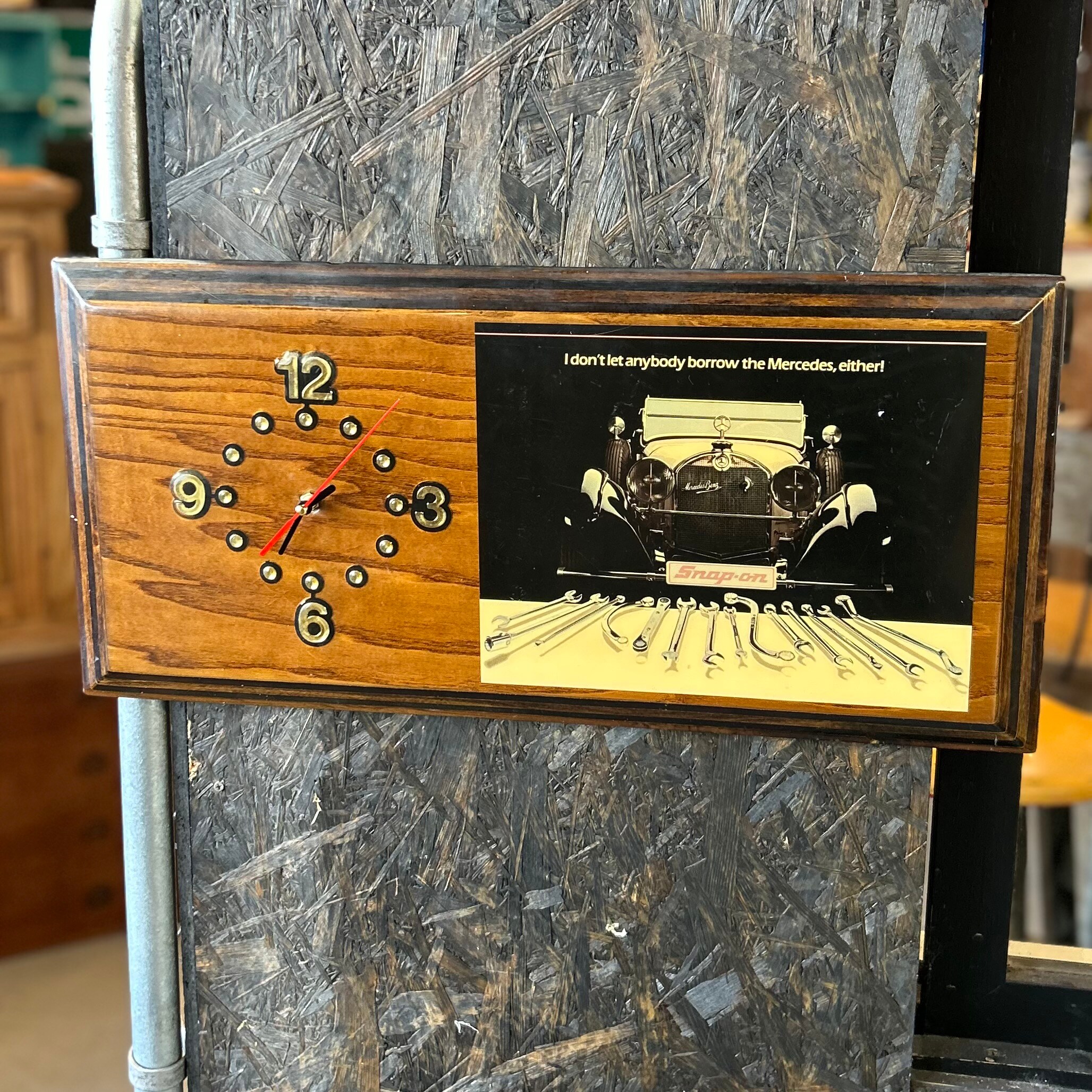 Garage Spirit” Snap-on Advertising Wall Clock