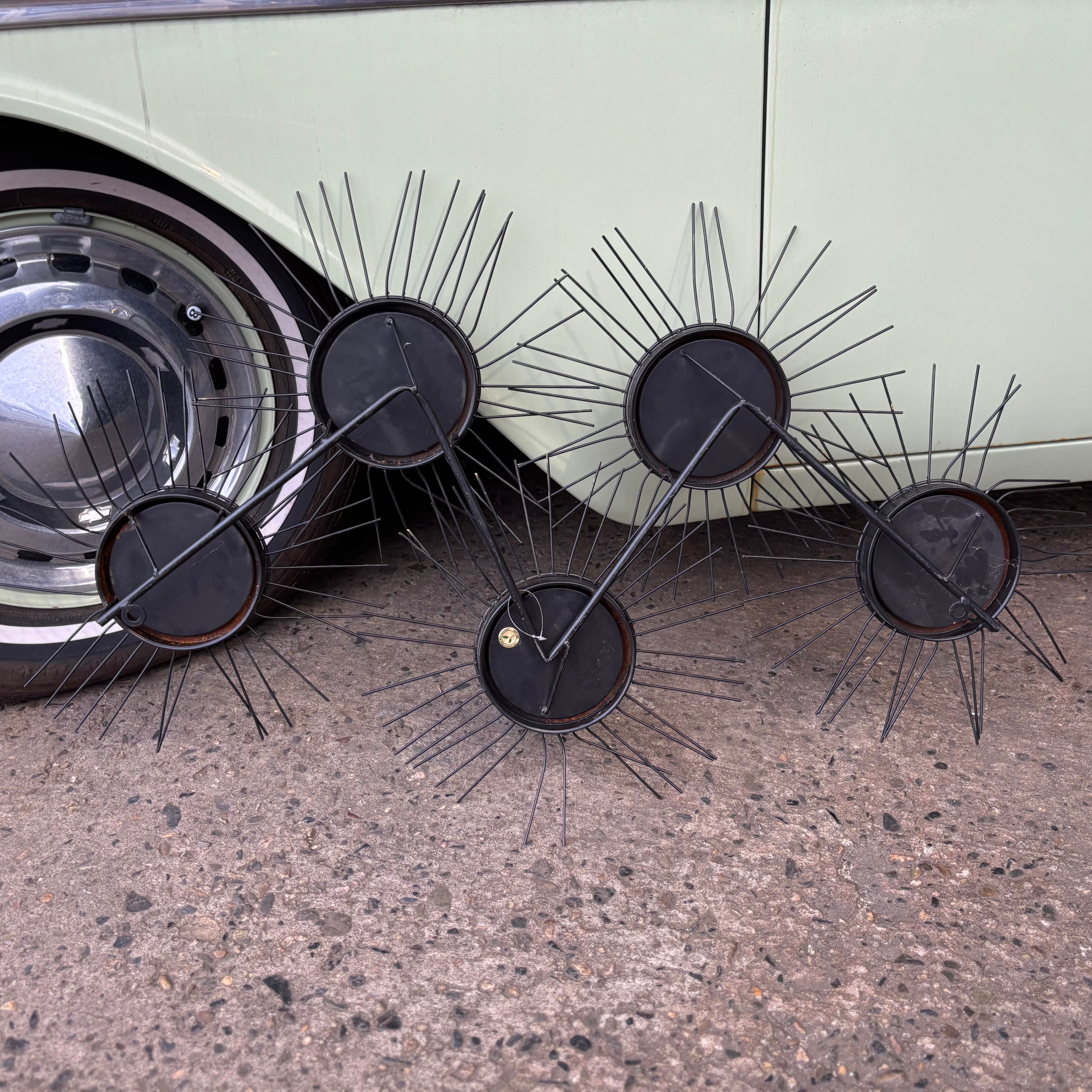 Mid-Century Style Starburst Mirror Wall Object