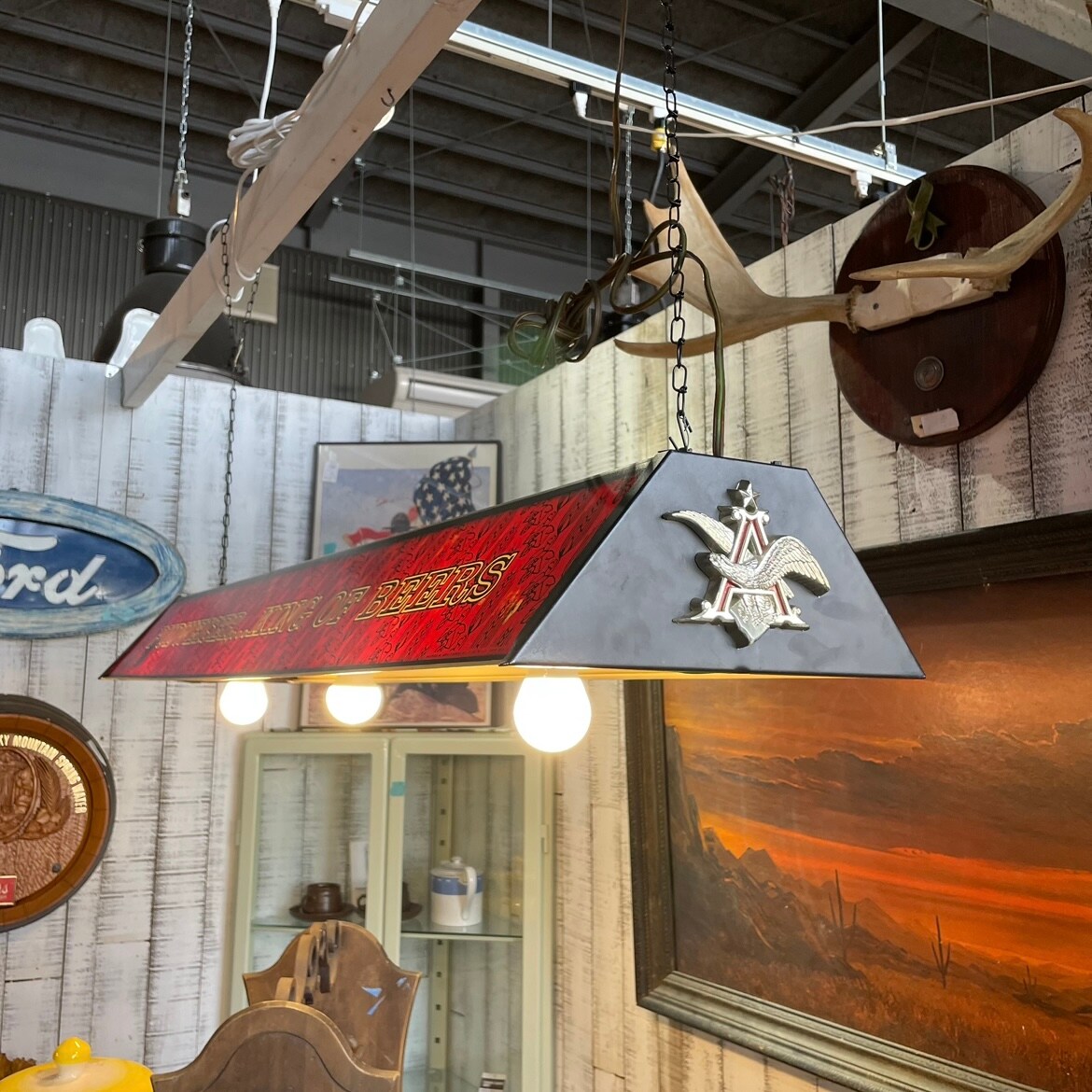 Budweiser Pool Bar Lamp “KING OF BEERS”
