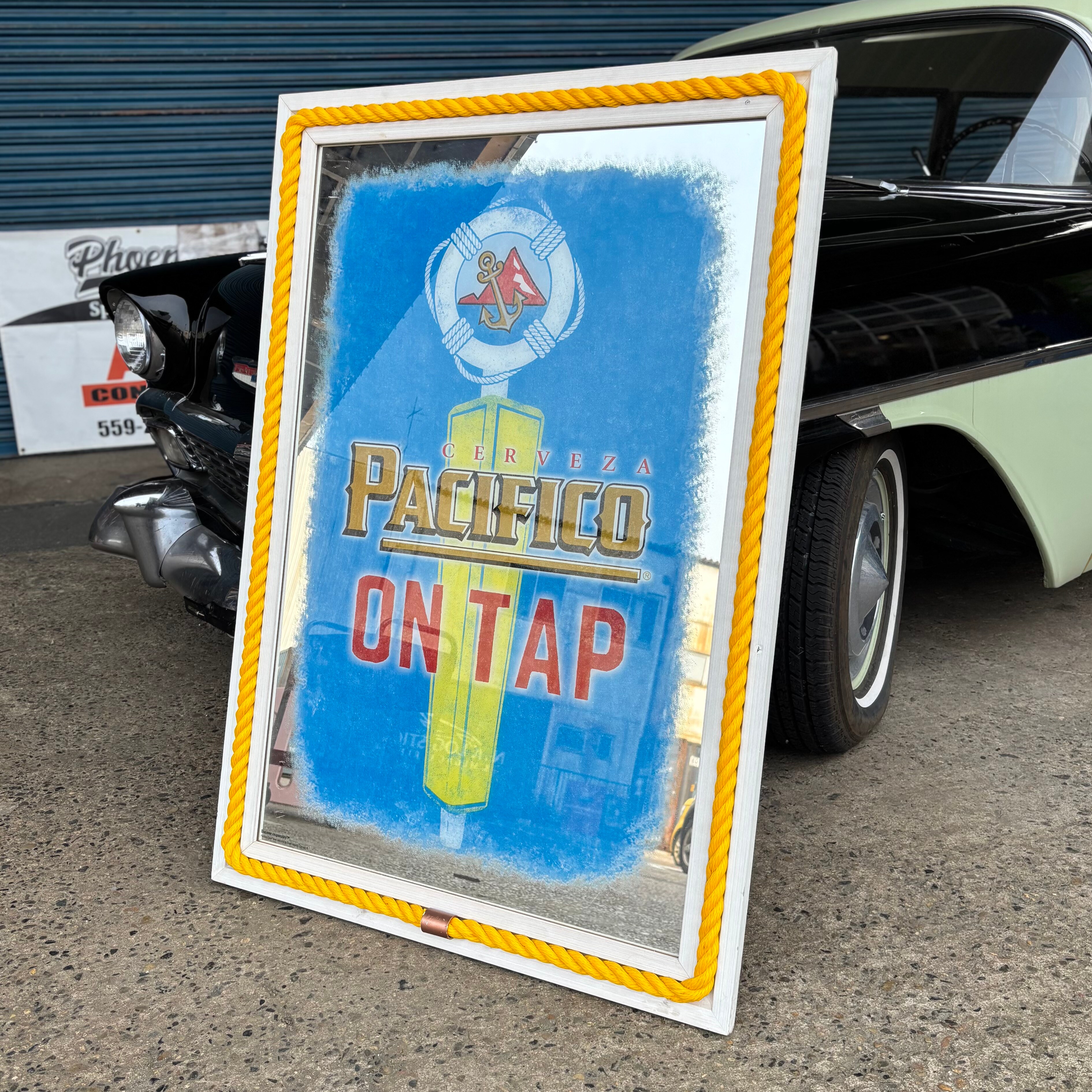 パシフィコ　BEER パブミラー 🏖️BIG size！Pacifico beer Vintage パブミラー🏖️