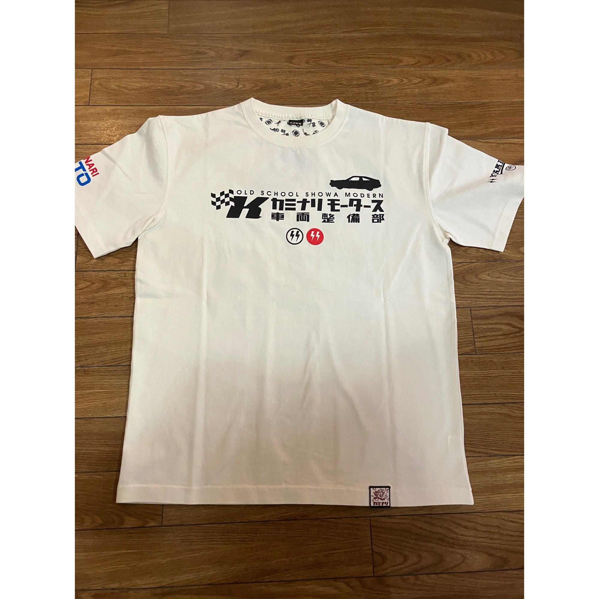 KAMINARI 半袖TEE HACHIROKU ホワイト