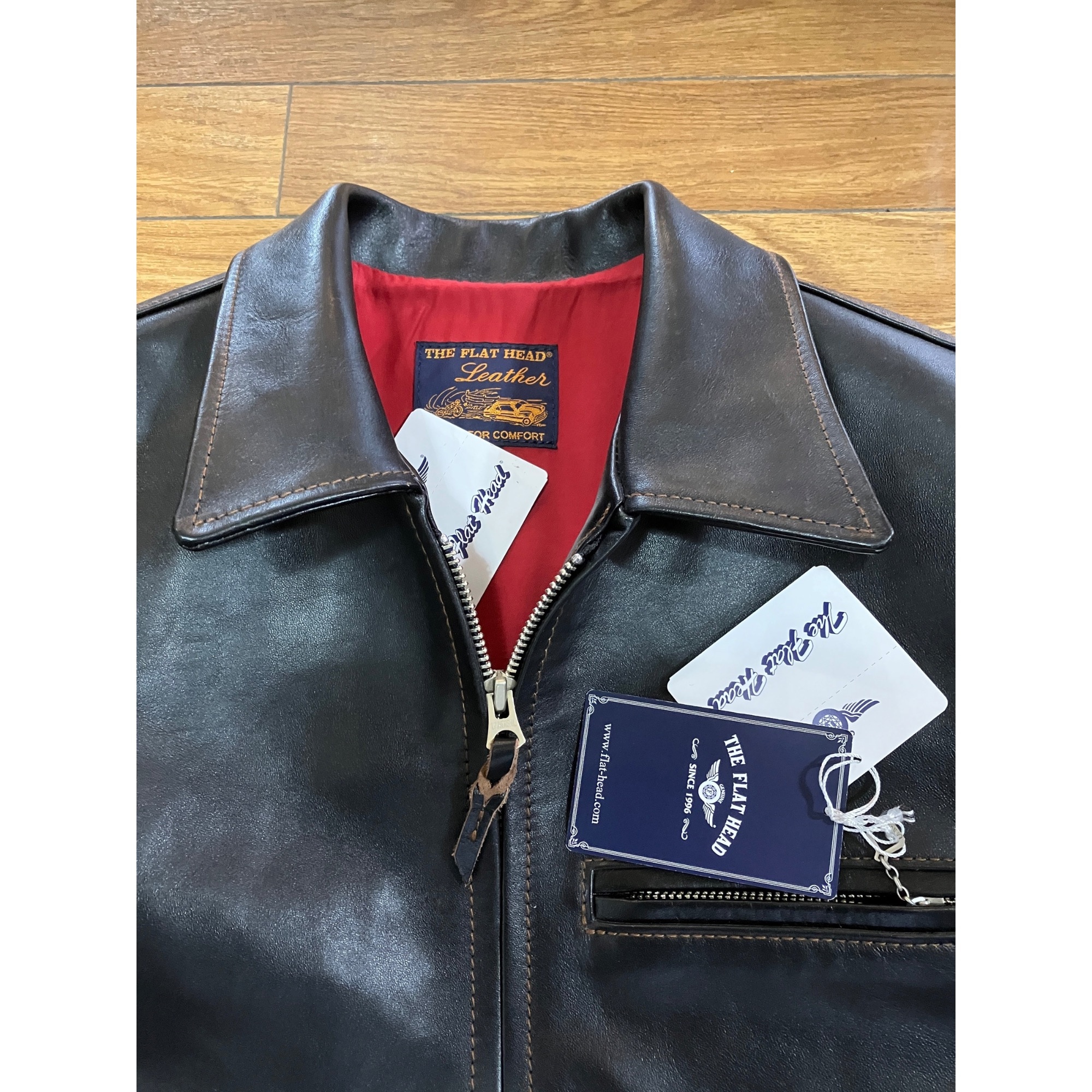 THE FLAT HEAD ホースハイドキルティングシングルライダース