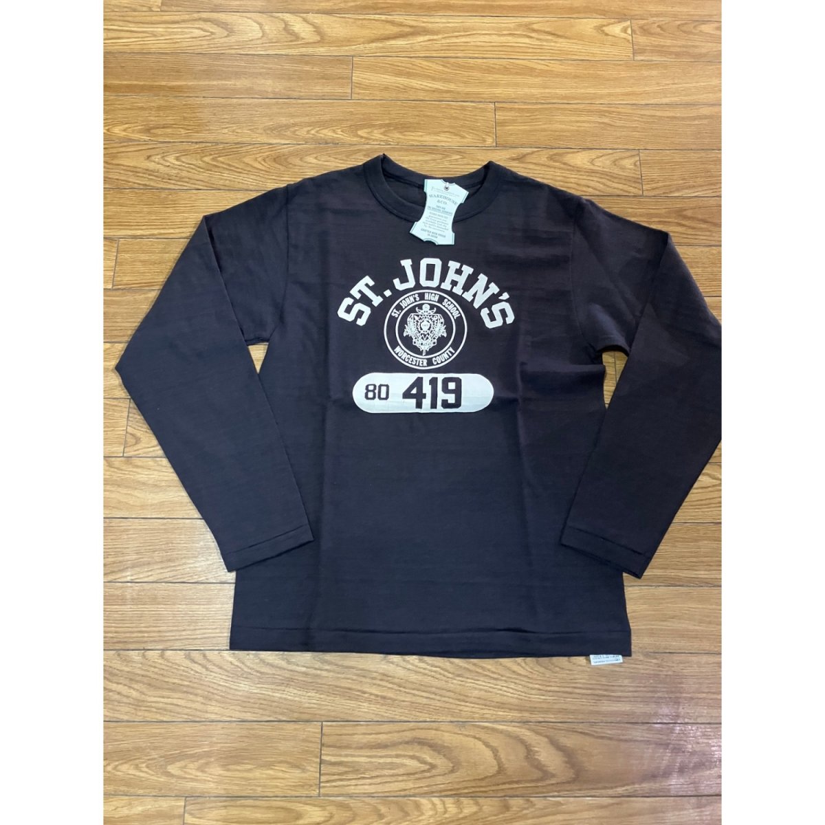 WAREHOUSE ロンTEE ST.JOHN'S BLK