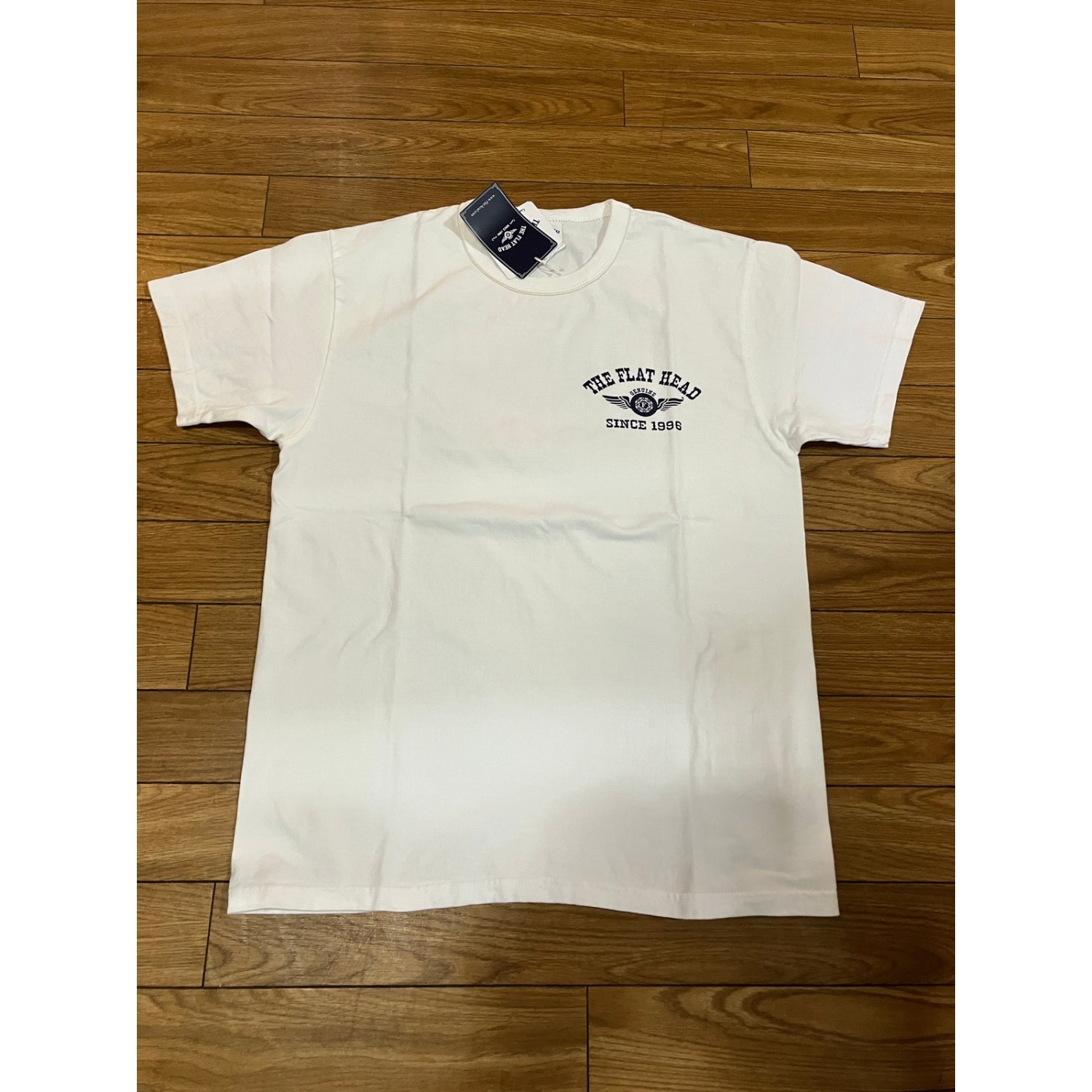 THE FLAT HEAD T- shirts FLYING WHEEL WHT