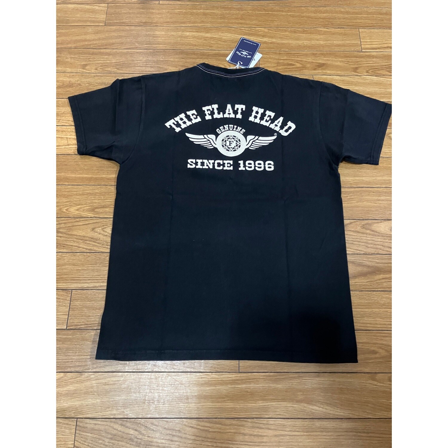 THE FLAT HEAD T- shirts FLYING WHEEL BLK