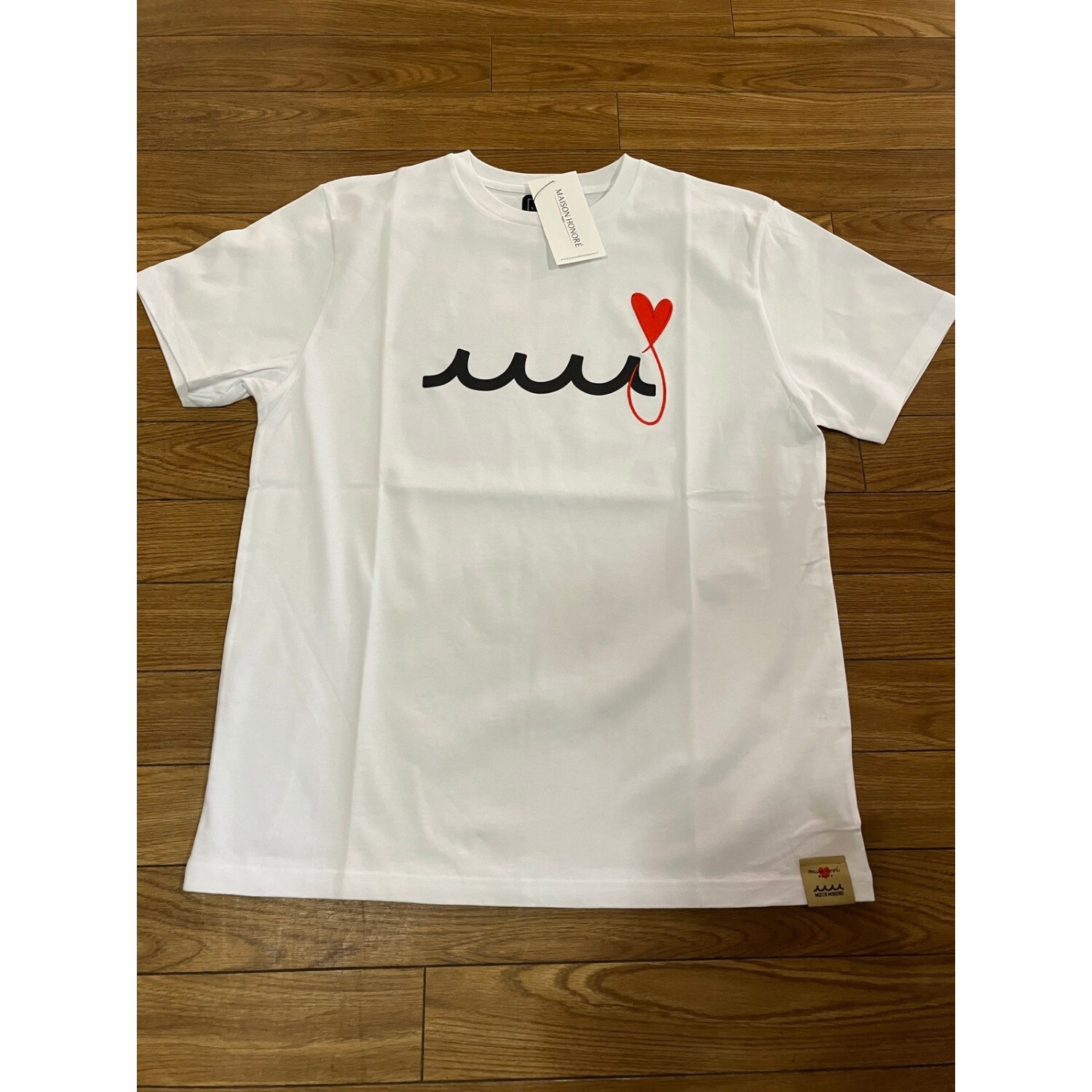 MAISON HONORE 半袖TEE メゾンオノレ×MUTA ホワイト