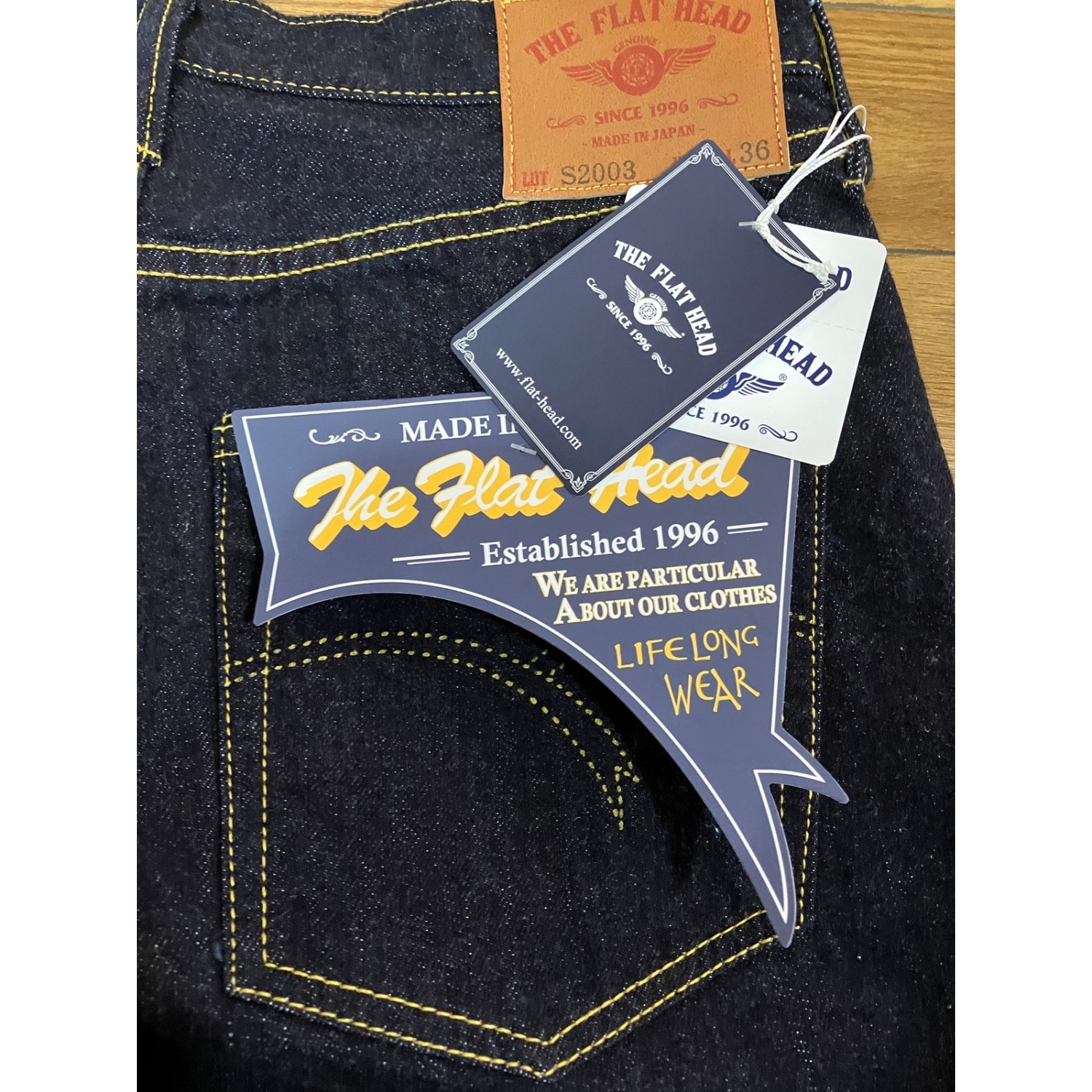 THE FLAT HEAD 12ozワイドテーパードデニム
