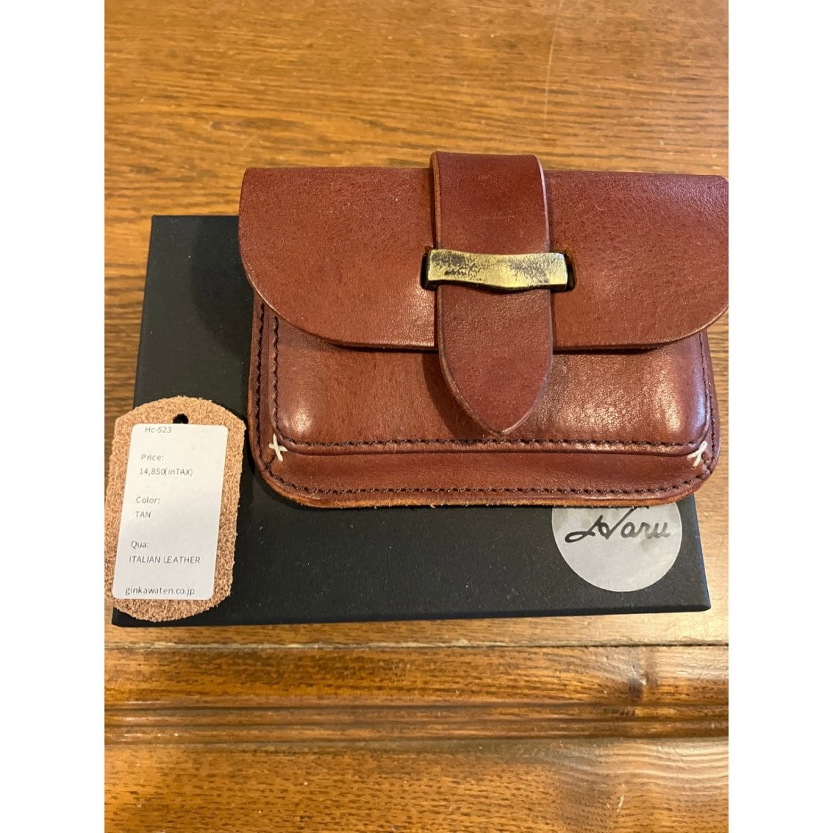 ikenohata ginkawaten ビンテージ加工カード名刺入れ