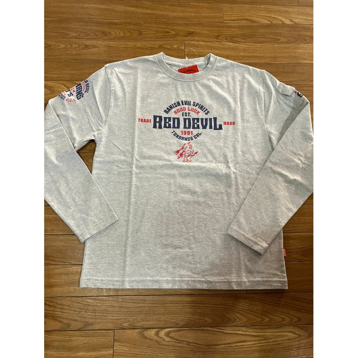 TEDMAN ロンTEE スタンダード　デッドマン1 ASH