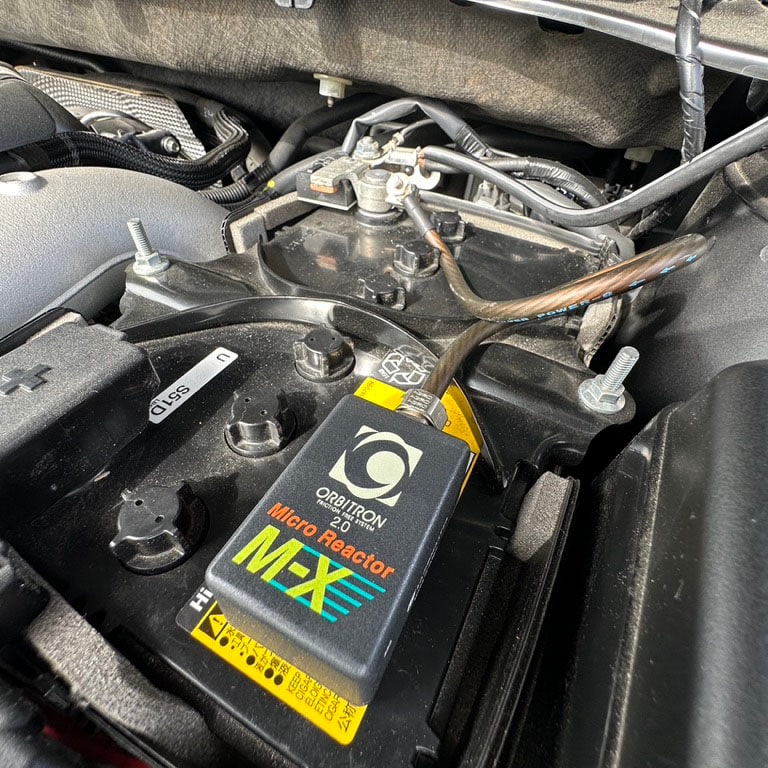 マイクロリアクターMｰX」車やバイクの究極除電オービトロン|燃費向上