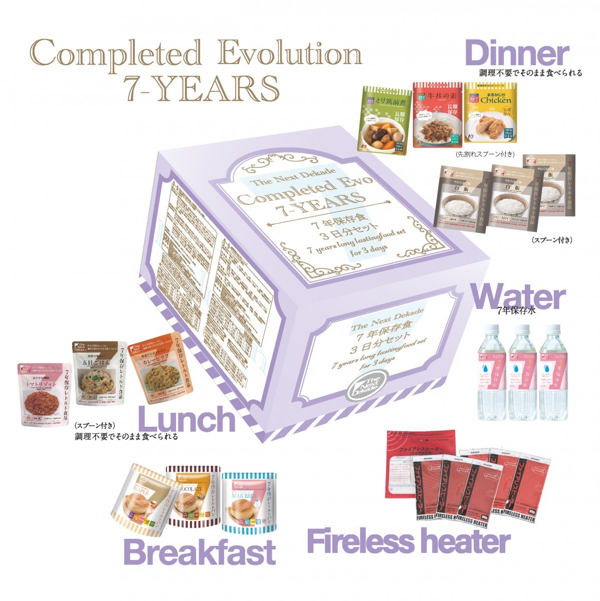 防災グッズ|7年保存|災害食|防災食|保存水|非常食セット|家庭用非常