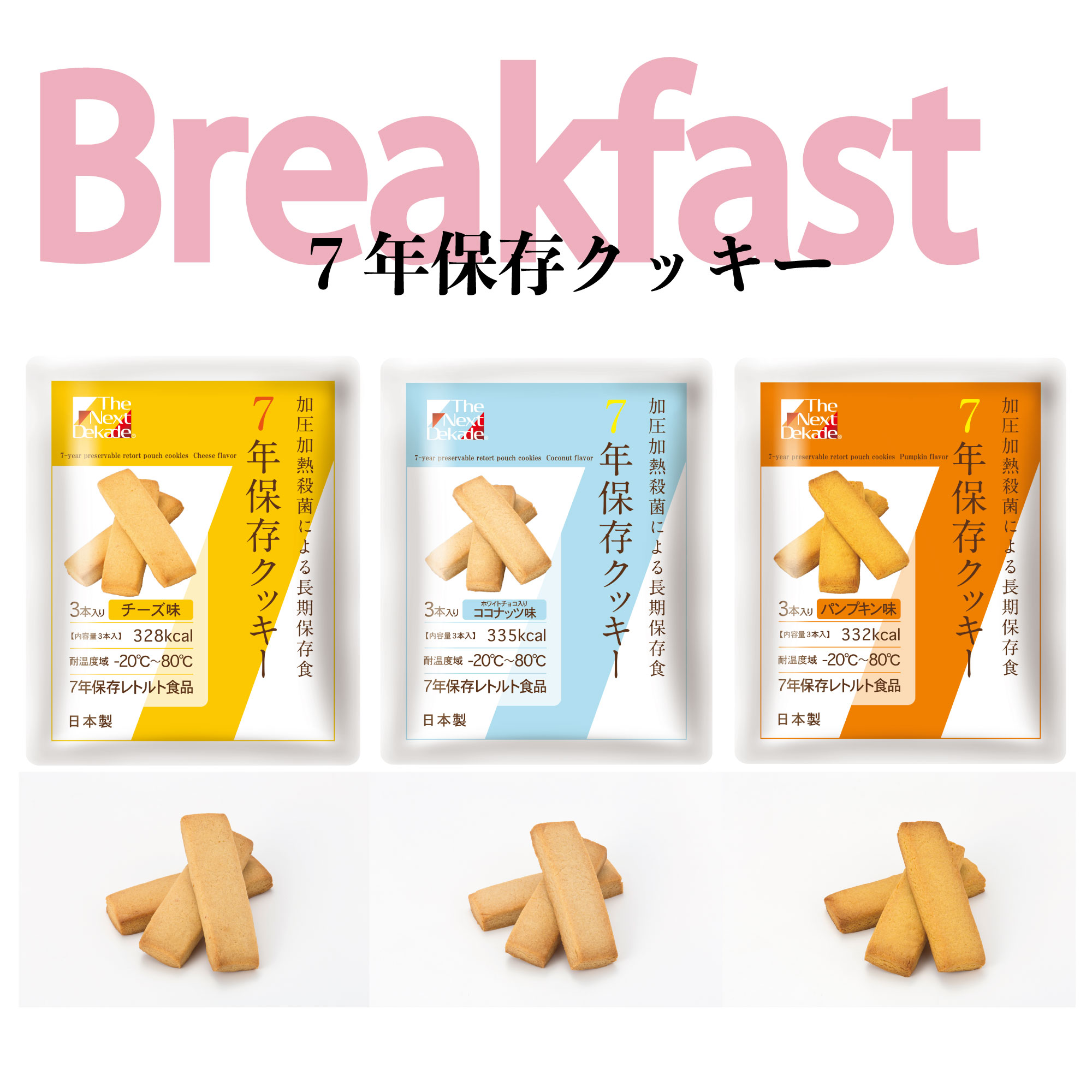 7年保存3日分保存食セット Cube Completed Version