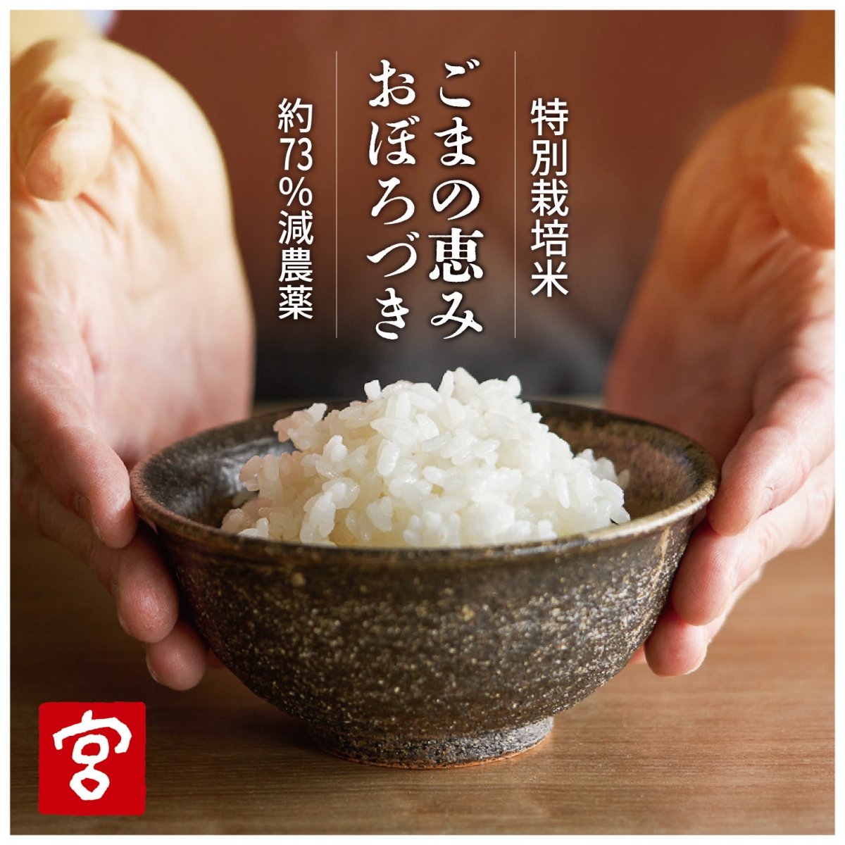 【5〜27kg】ごまの恵み おぼろづき 令和7年産 約73%減農薬 特別栽培米 『39キャンペーン』