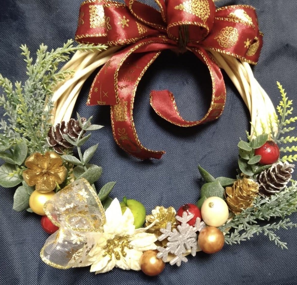 リース、フラワーアレンジ　ワークショップ　3000円