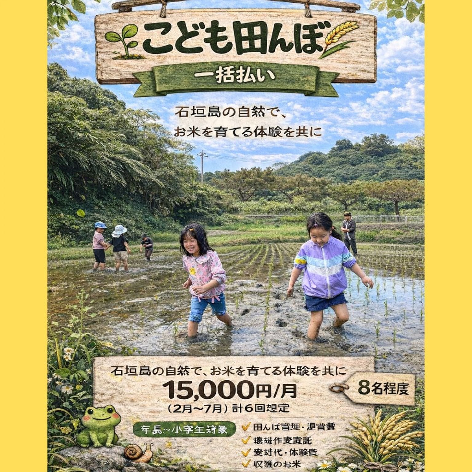 🌱石垣島 こども田んぼ｜自然の中で遊ぶ・感じる・育つ（2026年3月〜7月）
