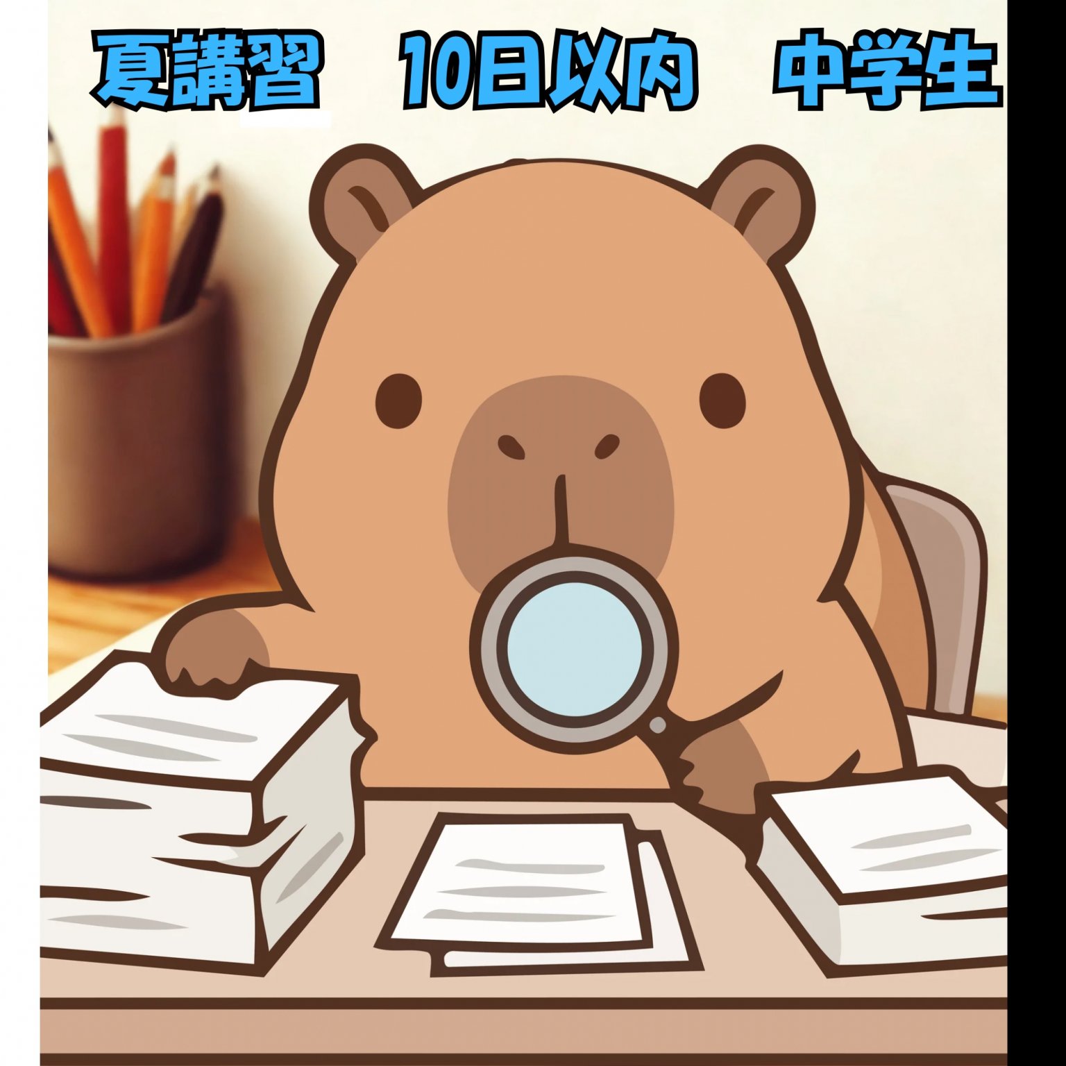 2026夏講習 10日以内　中学生