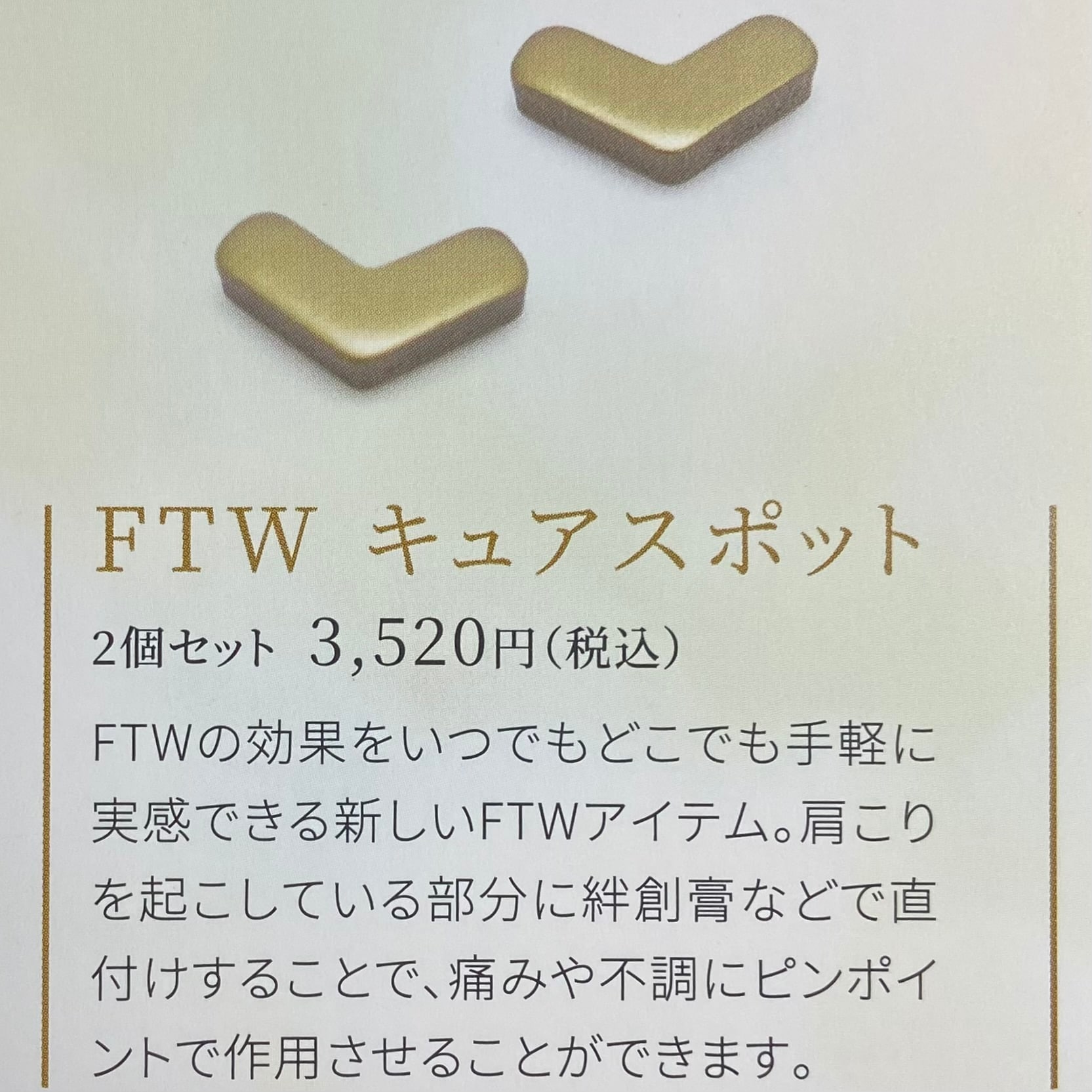 FTW キュアスポット イヤリング FTW キュアスポット
