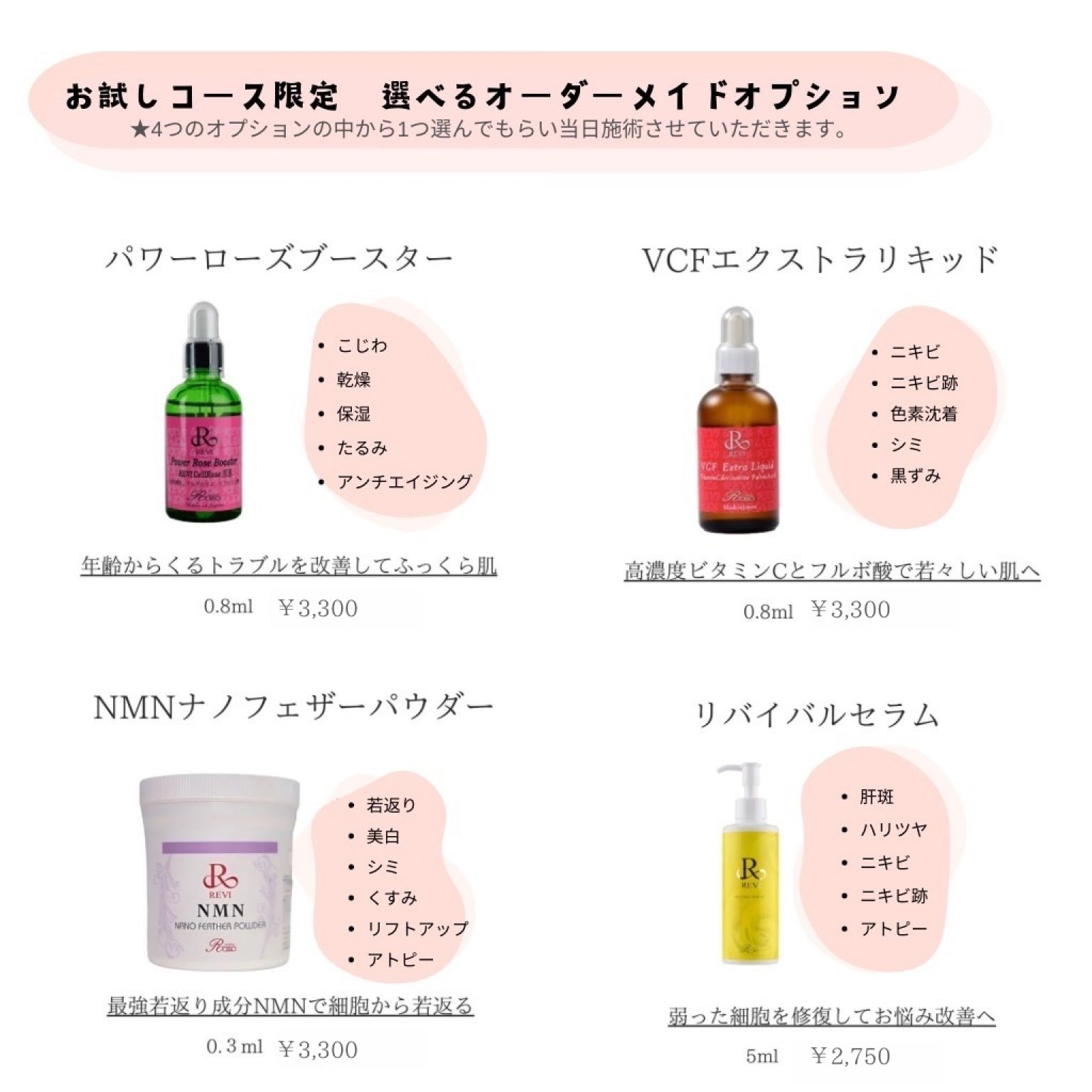 初回限定選べるオプションお試しコース 陶肌トリートメント - IVY
