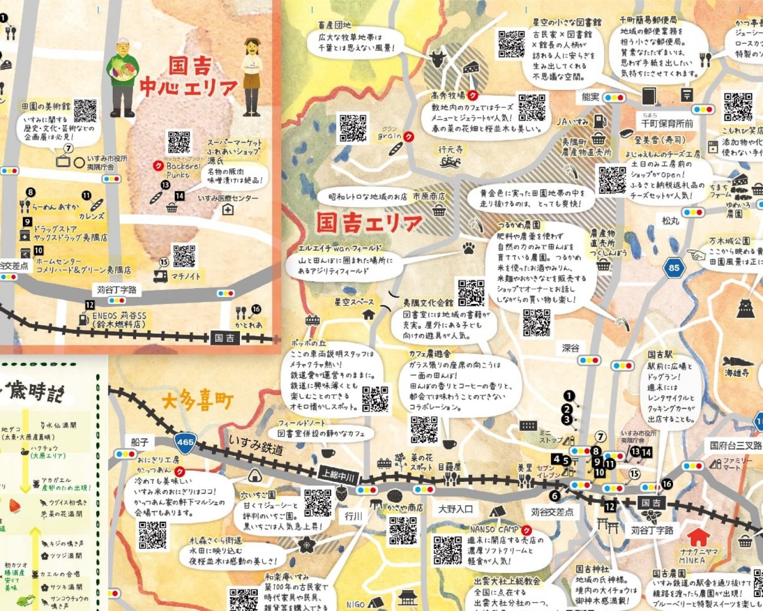 いすみ市国吉エリアマップ製作　応援チケット