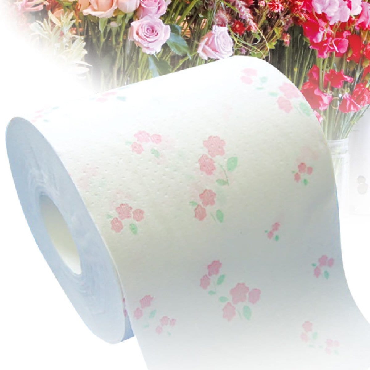 □訳あり□花柄入りトイレットペーパー🌸ダブル🌸48巻入