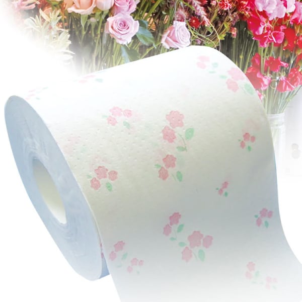 □訳あり□花柄入りトイレットペーパー🌸ダブル🌸48巻入