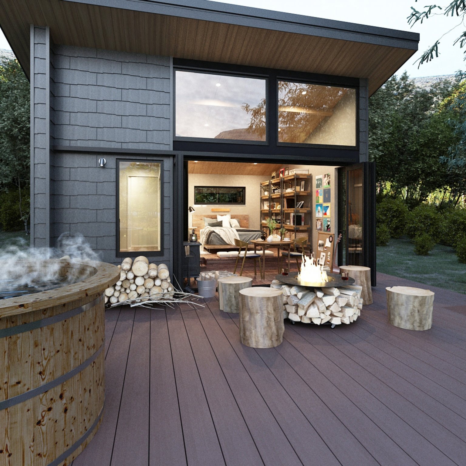 【サンプル】weekend haus. (24.84㎡7.51坪)7,480,000円(税込)〜[注文住宅は岐阜・ジブンハウス近藤建築]