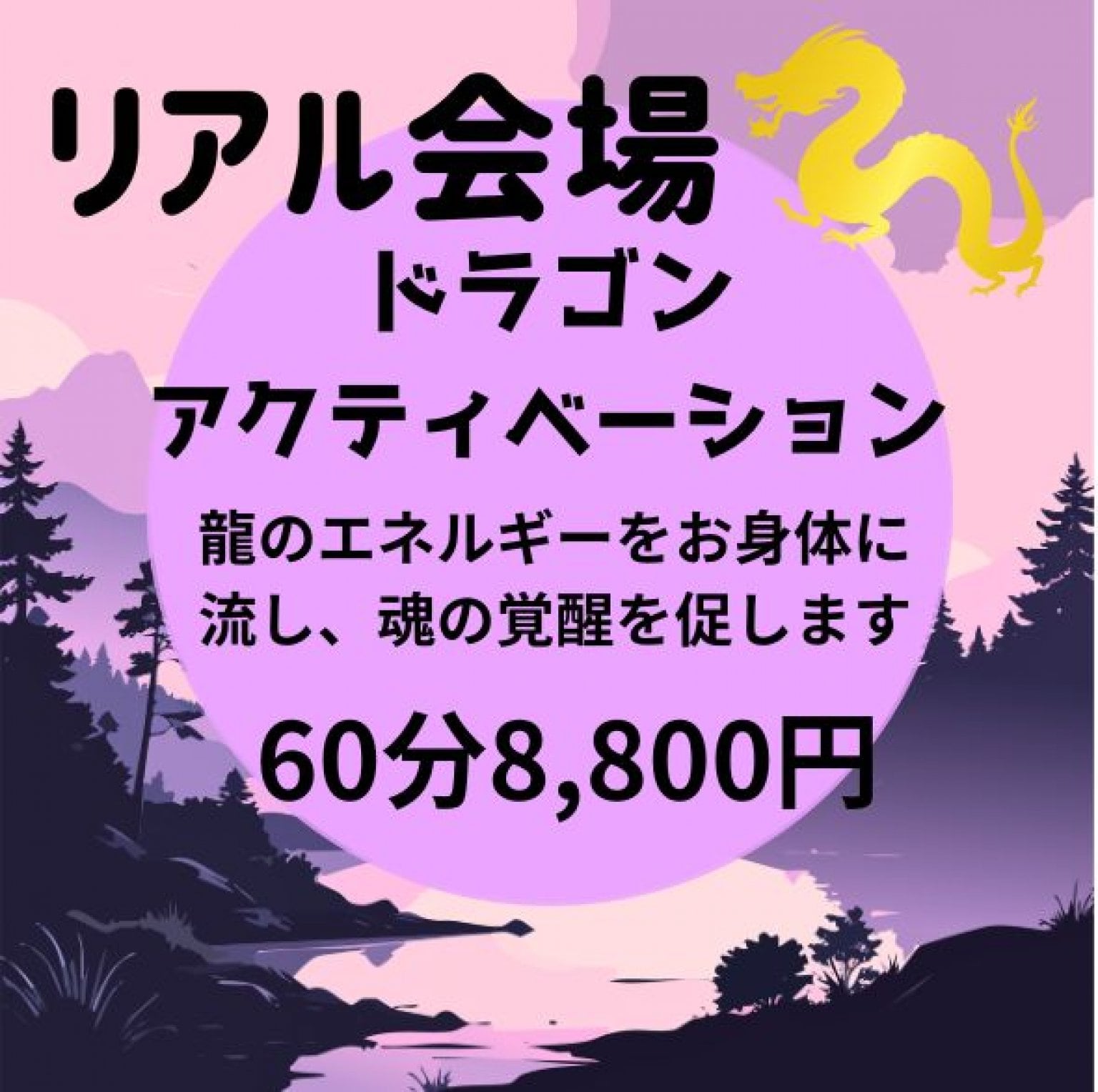 【リアル】ドラゴンアクティベーション　60分8,800円　寺西真早子