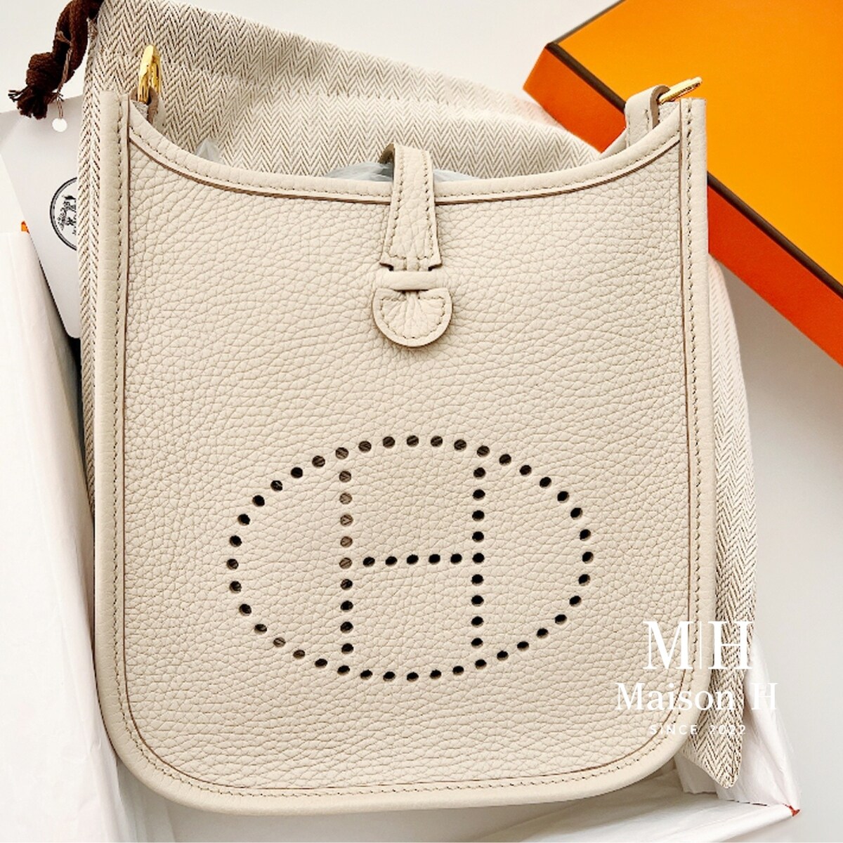 Hermes エヴリンTPM ベトン ゴールド金具