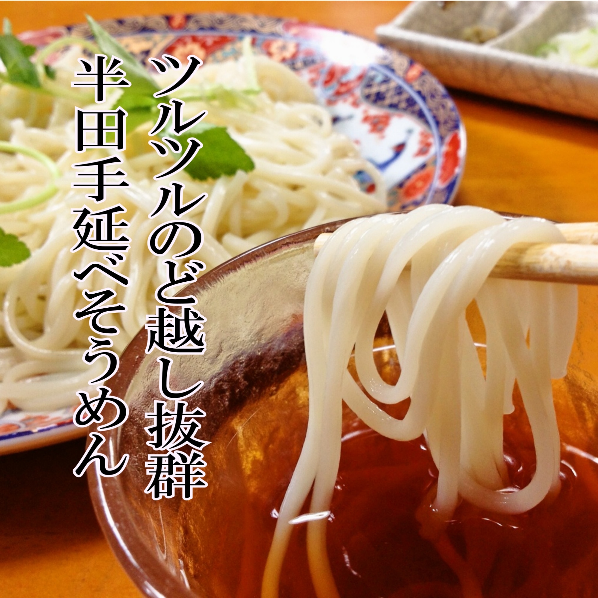 麺通を唸らせる 【半田手延べそうめん600gと極上出汁パックの