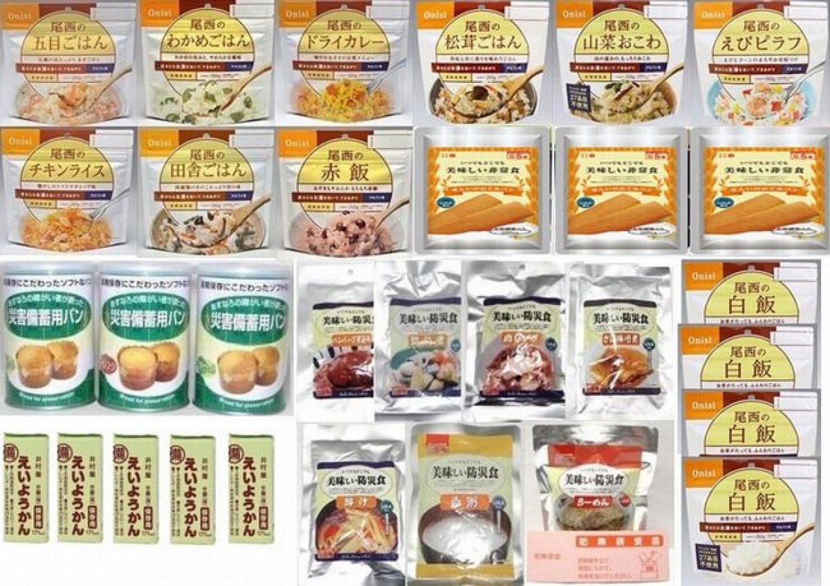 イザっという時のそなえに！賞味期限5年間保存  7日間の安心と美味しさの21食セット 水あり・水なし