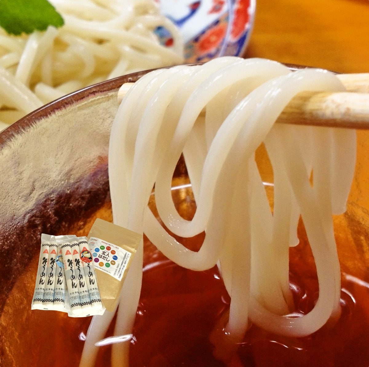 麺通を唸らせる【素麺と極上出汁のプチギフトセット】 半田そうめん600g（100g×6本）&天然だしパック（玄人はだし80g）素麺 つゆ そうめん だし