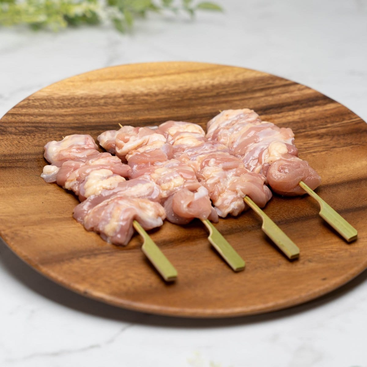 国産若鶏せせり串 160g（40g×4本）【冷凍発送】