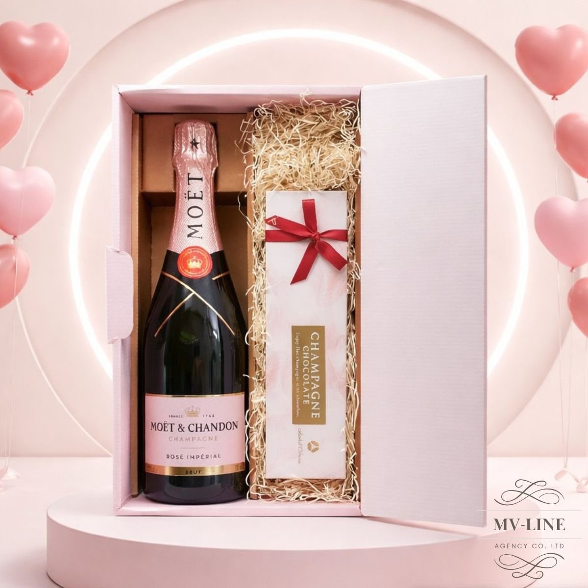 モエシャンドン・ブリュットロゼ・アンぺリアル シャンパン1本と
