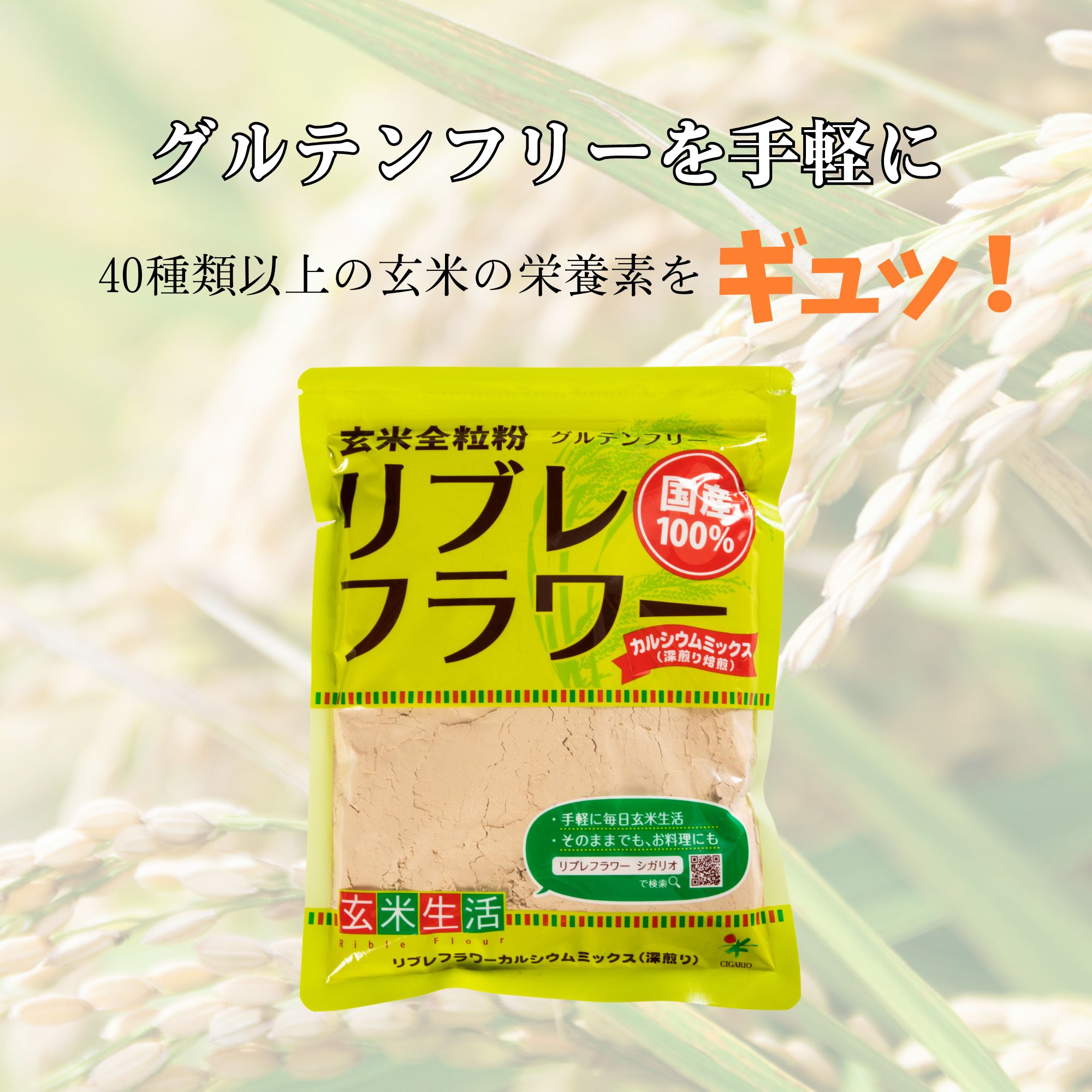 【中古】 玄米粉ダイエット 中古】 玄米粉ダイエット 玄米粉300g 福岡県宗像市産 無農薬玄米粉300g