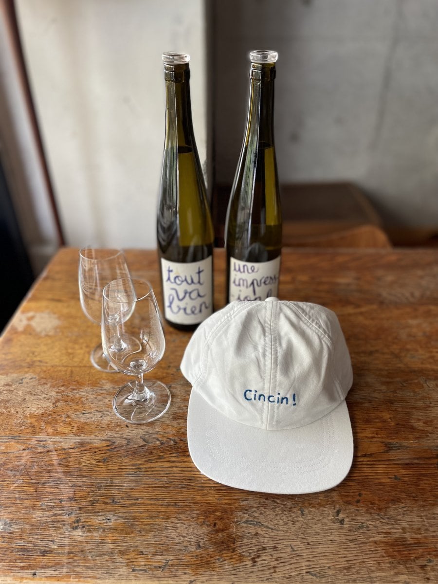 Cincin! Cap / WHITE　オリジナルキャップ　白　サイズフリー