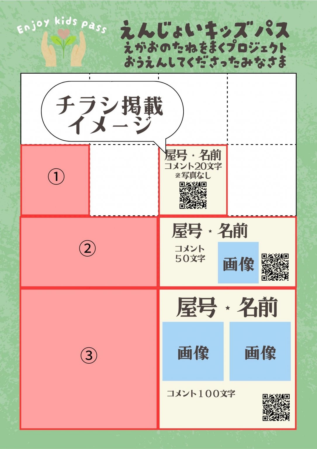 えんじょいキッズパス　4パス（4枚分　2,000円）