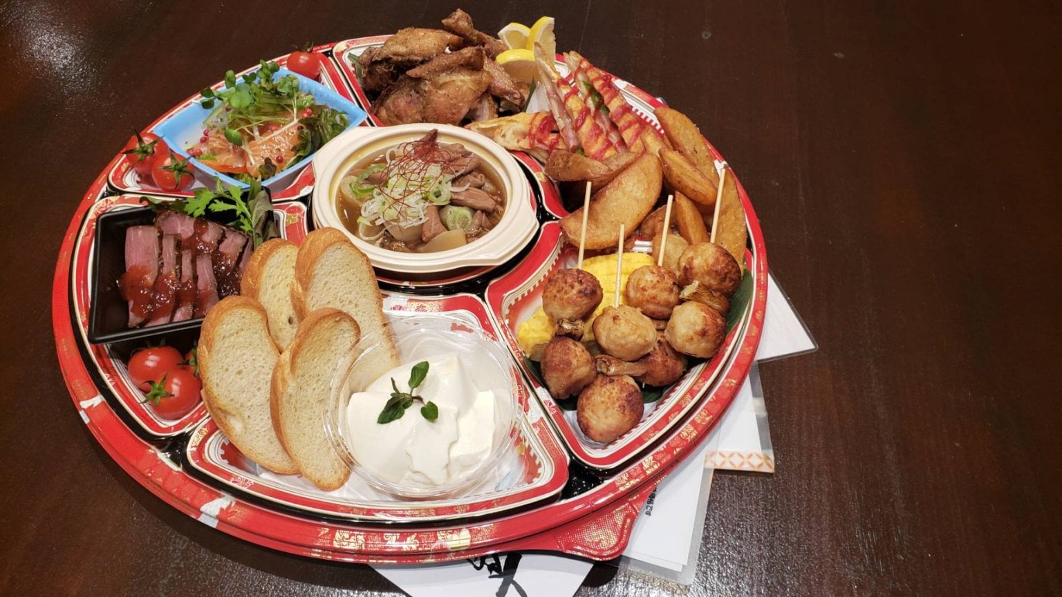 よってけ屋特製オードブル(おかずのみ）5人前＜店頭受け渡し商品です＞