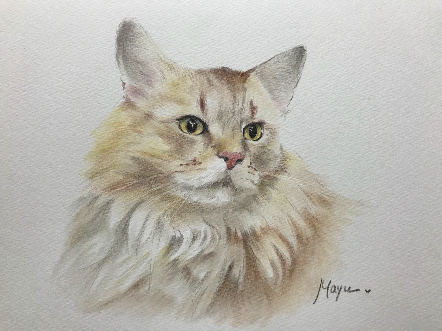世界で一つだけの似顔絵（ハガキサイズ）