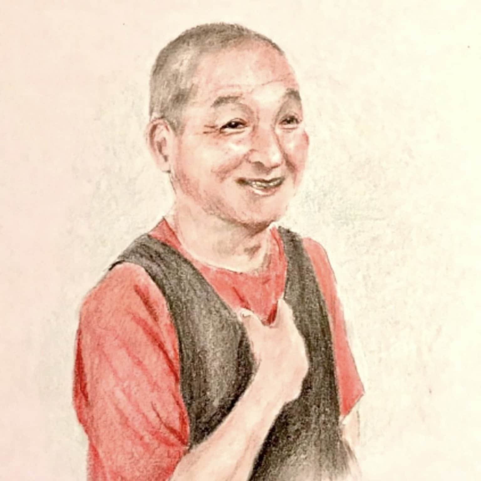 世界で一つだけの似顔絵（ハガキサイズ）