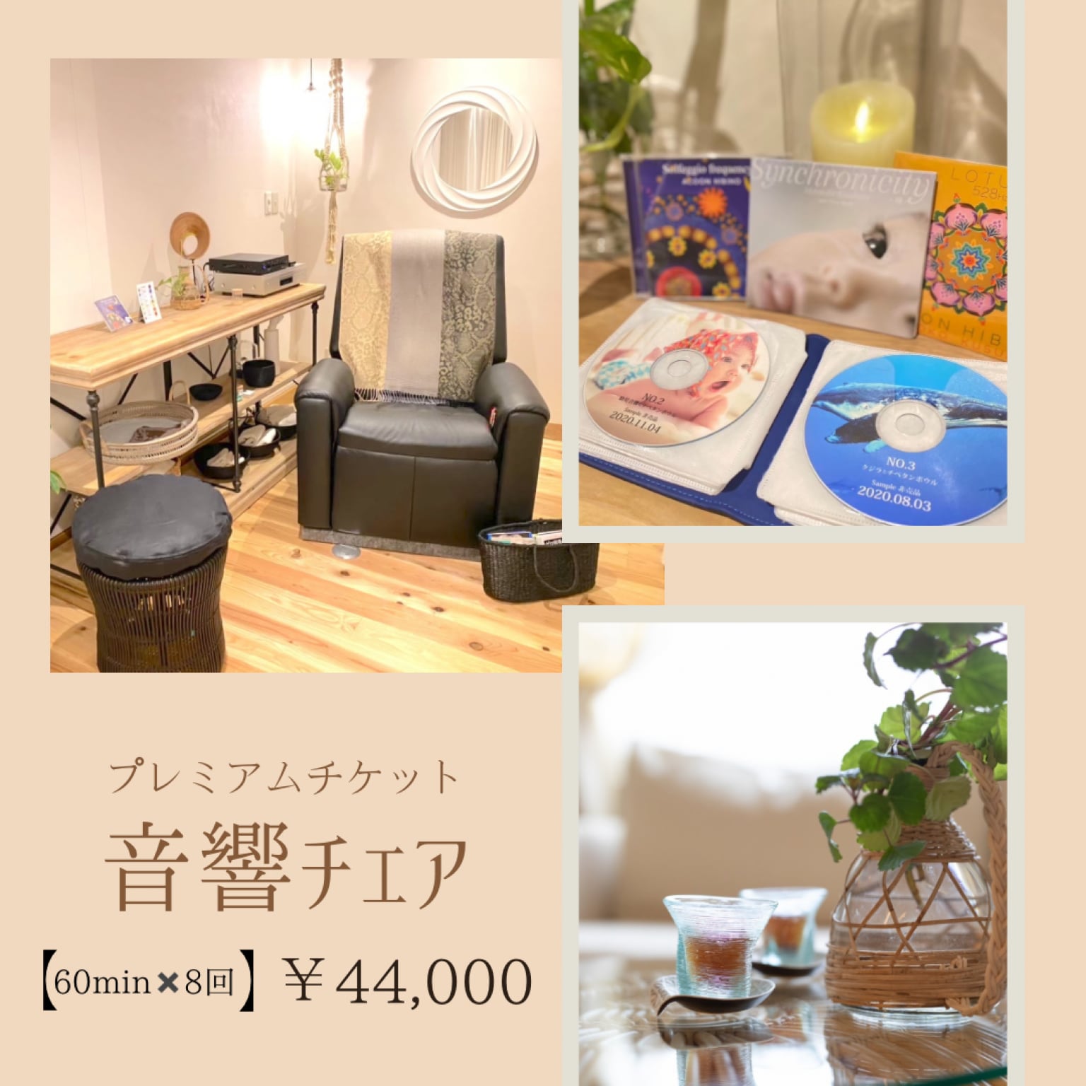 【音響免疫チェア】プレミアムチケット