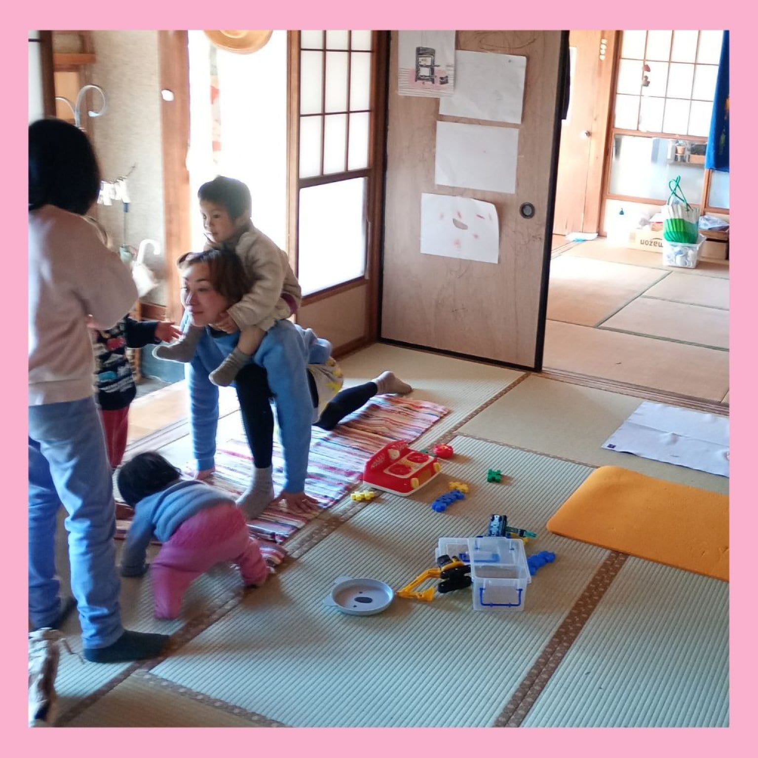 【 ４月９日(木)開催 】ママたちのヨガトレ ヨガレッスン 筋トレ 産前産後 子育てママ │週末農家ゆず屋 ランチなし