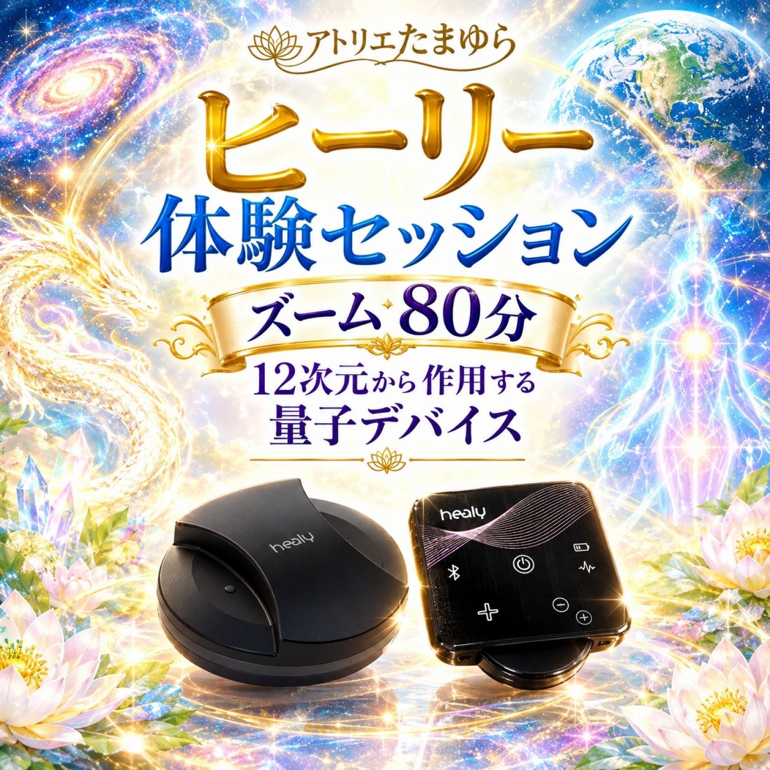 ヒーリー体験zoomセッション夜