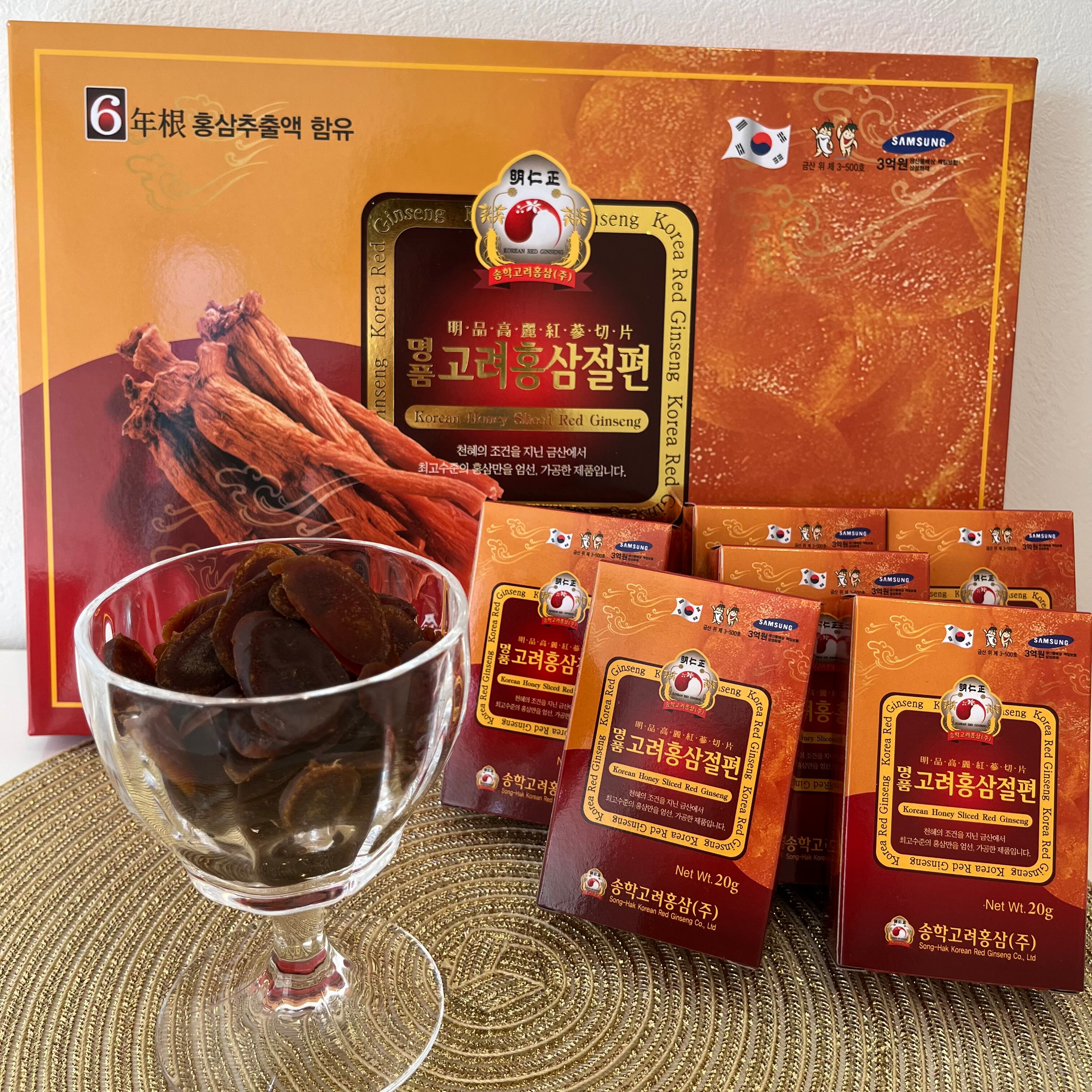 高麗人蔘】高級高麗人蔘ドライフルーツ 名品高麗人蔘切片