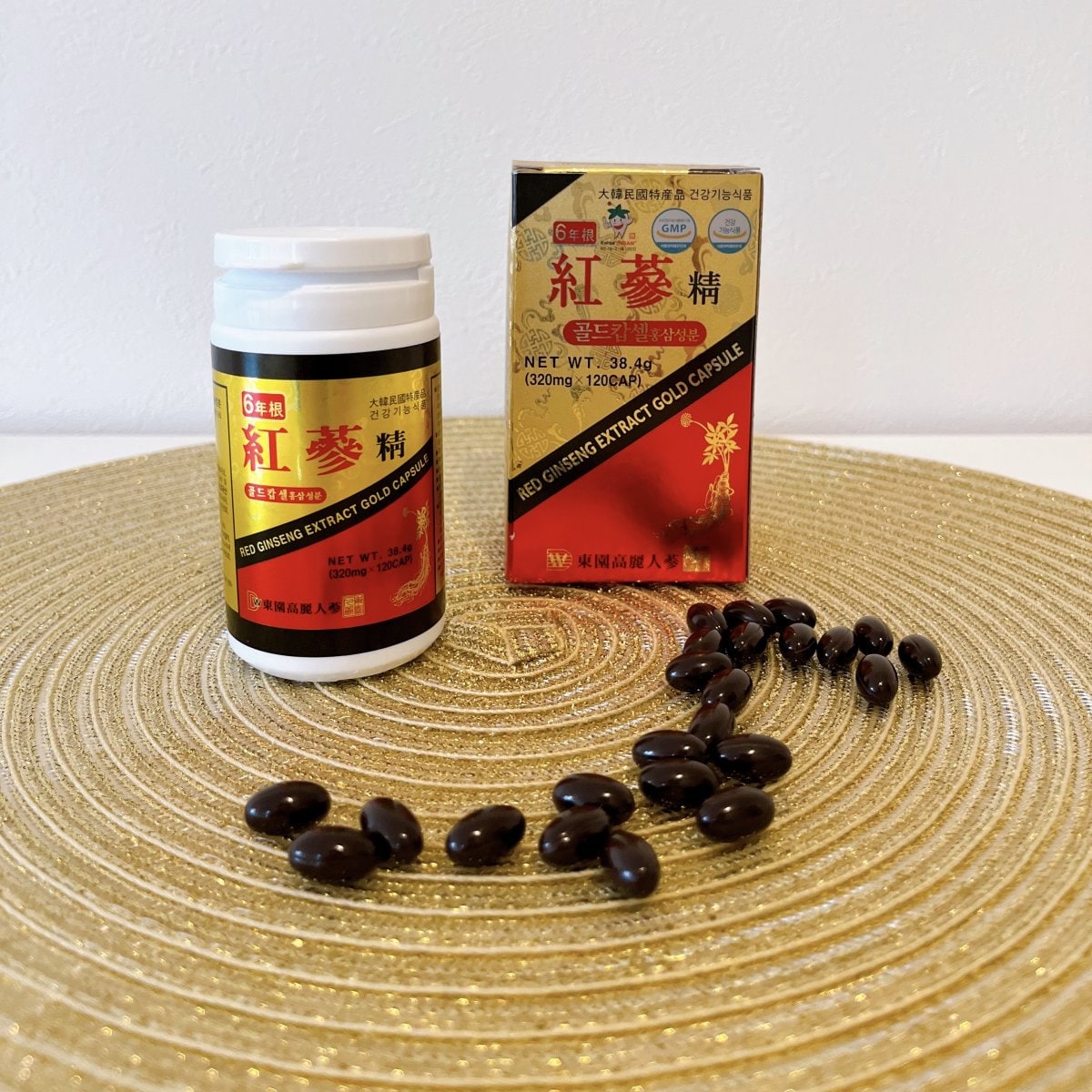 【高麗人蔘】高級高麗人蔘6年根紅蔘カプセル