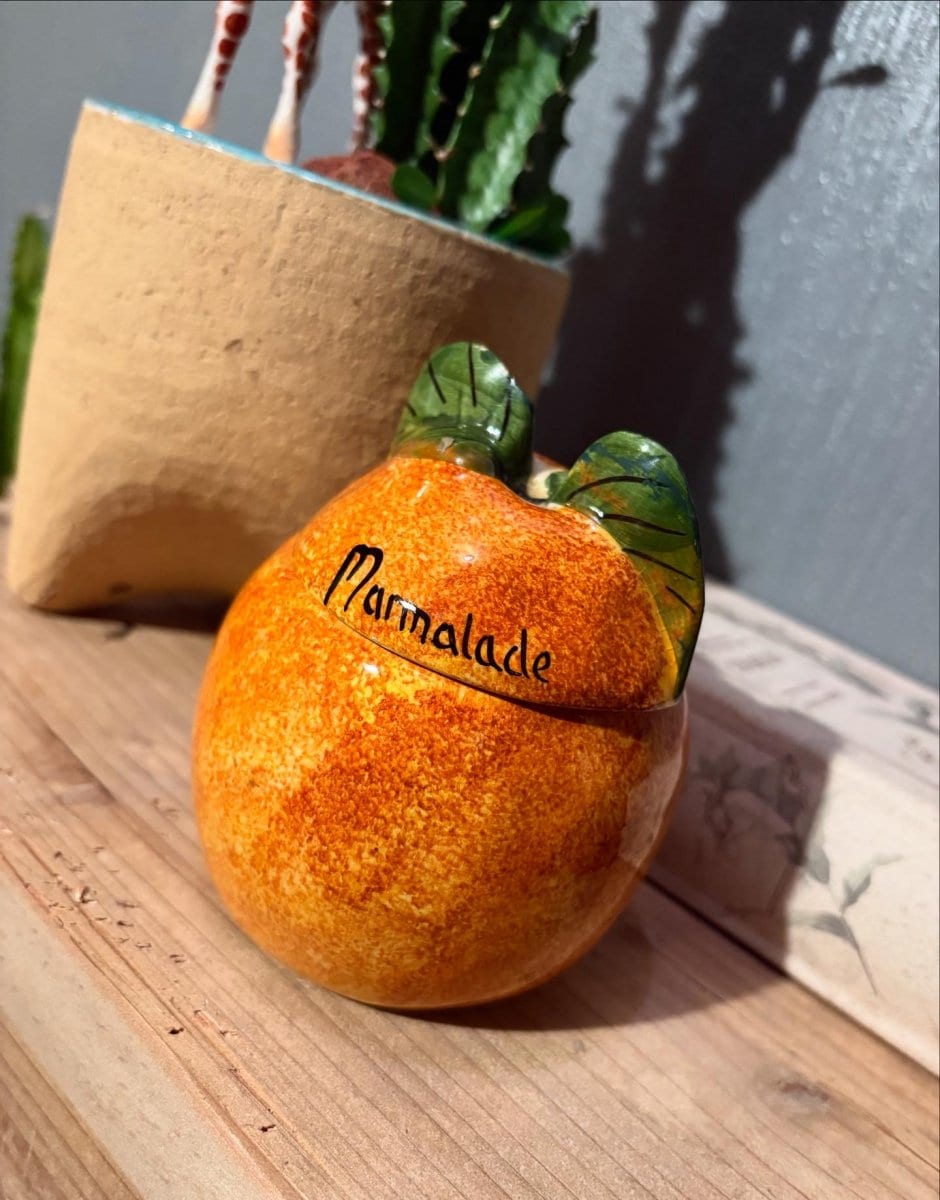 イギリスヴィンテージママレード保存容器 陶器