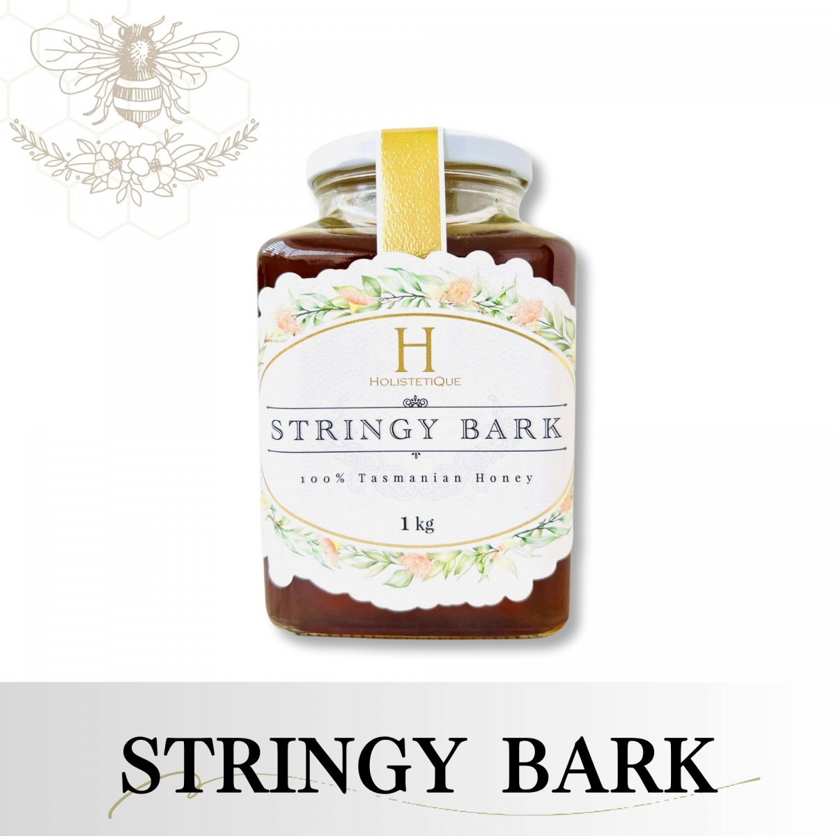 【残りわずか】【値下げ】HTQ Stringy Bark 蜂蜜　1キロ 蜂蜜】HTQ Stringy Bark 1kg