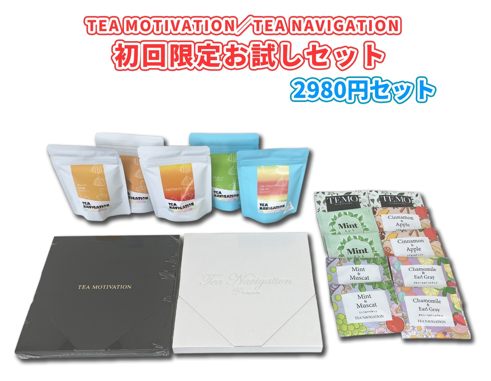 お一人様1回限り】TEA MOTIVATION／TEA NAVIGATION 初回限定お試し